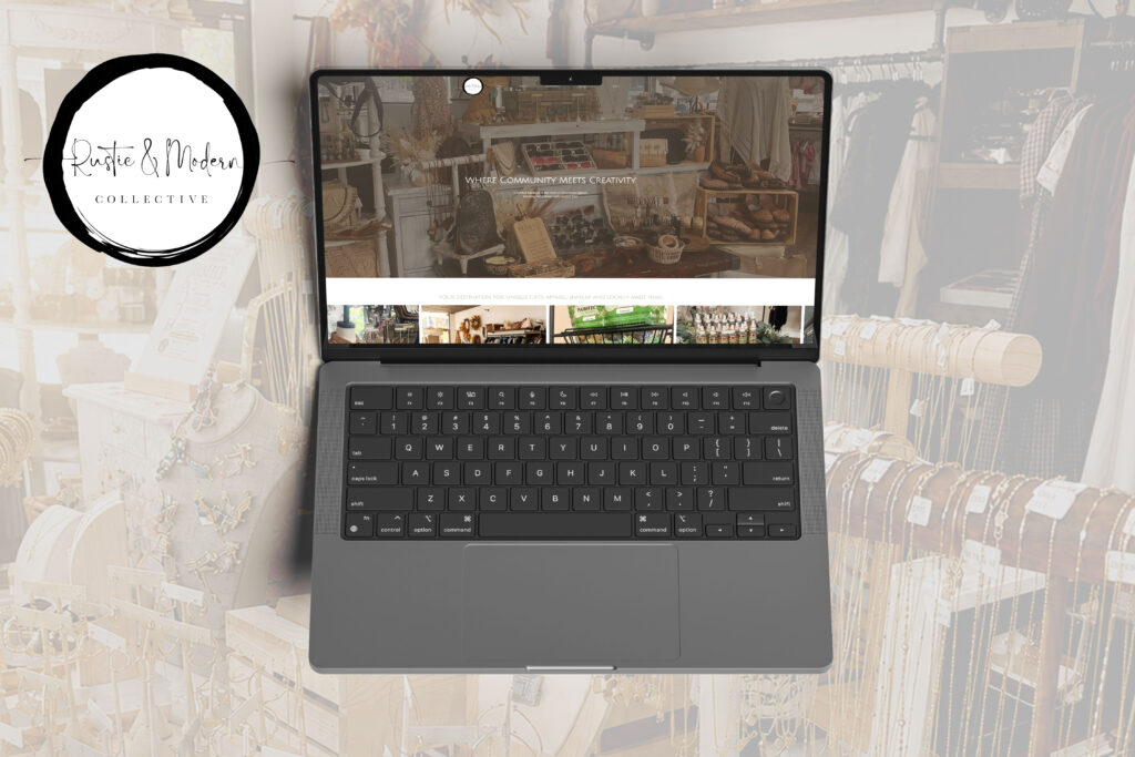 Rustic & Modern Collective Website Design